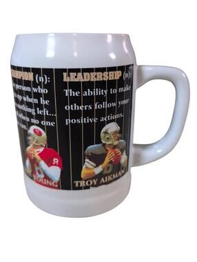 NFL All Pro Principles Quarterbacks Vintage 90's Mug Elway Marino Young Aikman